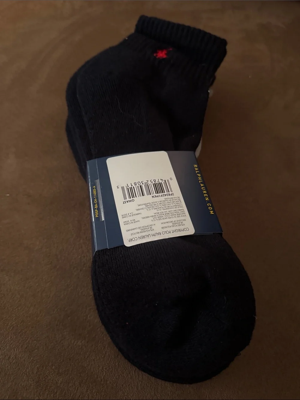 Polo Ralph Lauren Ankle Socks Mens 4 Pack